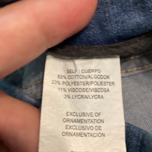 JOLT MINI JEANS SKIRT size 26W brand new length 15” waist 26” - Picture 8 of 8